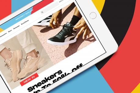 Secret Sales on tablet