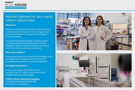 Innovation of the Week – Walmart launches zero-waste carbon-capture pilot index