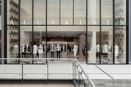 Exterior of AllSaints Manchester store