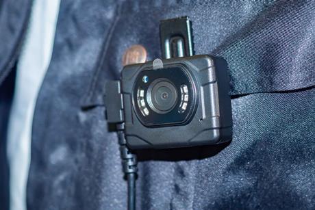 Body camera attached to jacket