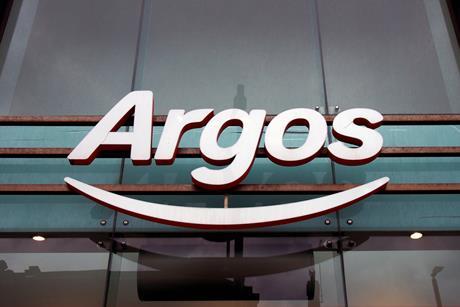 Argos store sign