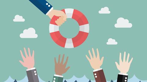 Lifebuoy leadership illustration