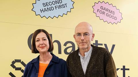 Maria Chenoweth and Wayne Hemingway