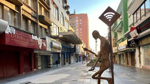 Brazil closed street