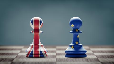 Brexit chessboard