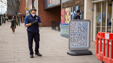 Tesco social distancing rules