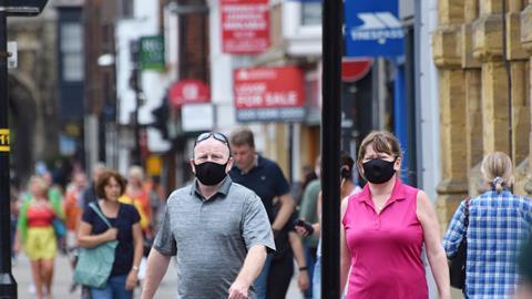 Wiltshire high street face masks 