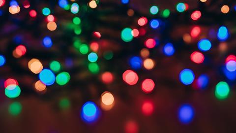 Christmas lights background