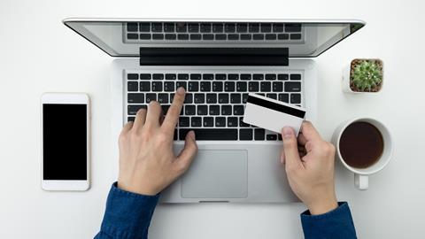 online shopping credit card payment