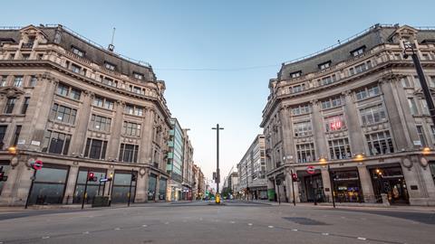 Oxford Street empty