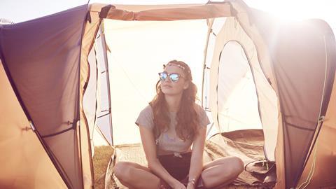 Sales of premium tents have boosted the retailer