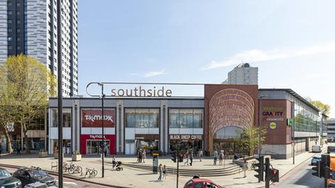 Rendering of Southside Shopping Centre exterior