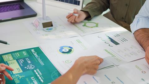 Sustainability charts and graphs