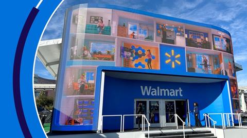 Artist impression of future Walmart store