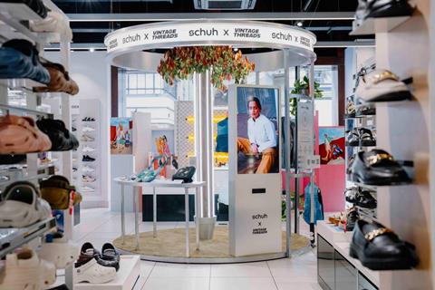 Schuh Vintage Threads display in store