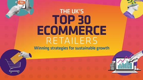 The UK's Top 30 Ecommerce Retailers 2024 artwork
