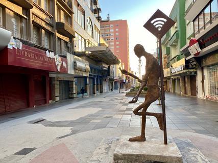 Brazil closed street