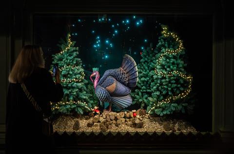 Fortnum & Mason Christmas window 2025