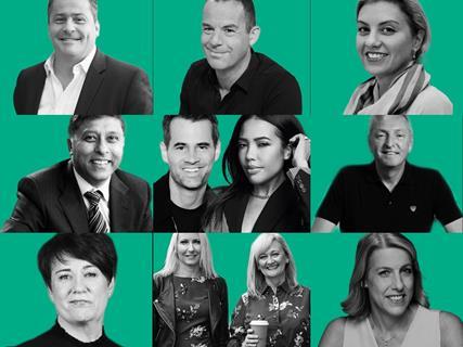 Collage of people from the Retail 100 report
