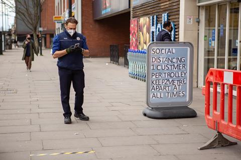 Tesco social distancing rules