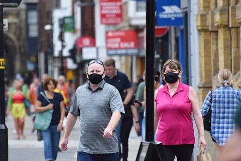 Wiltshire high street face masks 