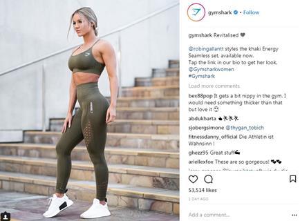 Gymshark insta