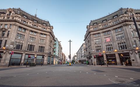 Oxford Street empty