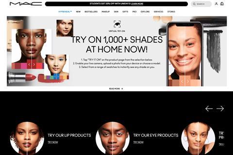 Mac website screenshot