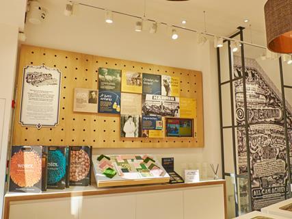 Display in Tapi store showing history of business