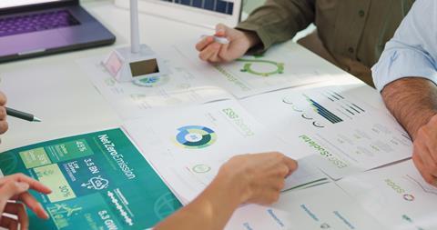 Sustainability charts and graphs