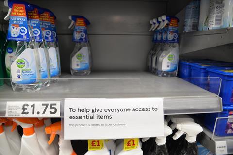 Coronavirus supermarket rationing