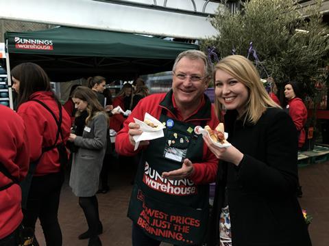 Emily and pj bunnings 1