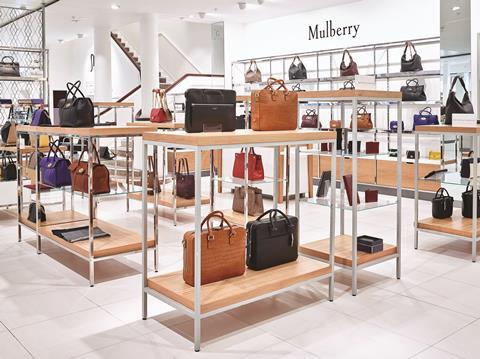 Mulberry store display