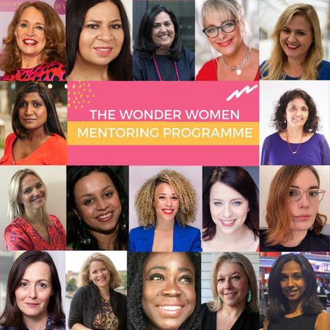 Wonder Woman mentoring programme poster