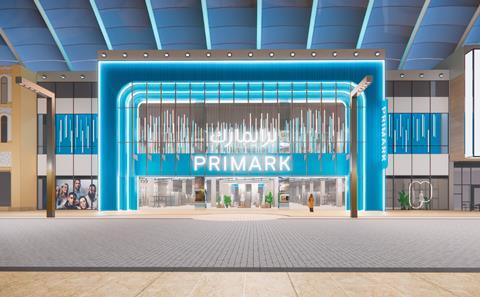 Primark store at Kuwait The Avenues shopping centre