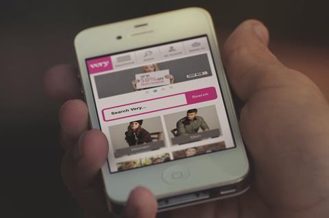 Very website on smartphone