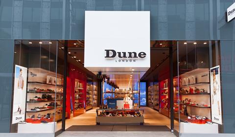 Dune has 100 outlets overseas