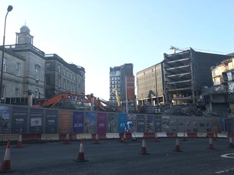 St James Shopping centre redevelopment – demolition works