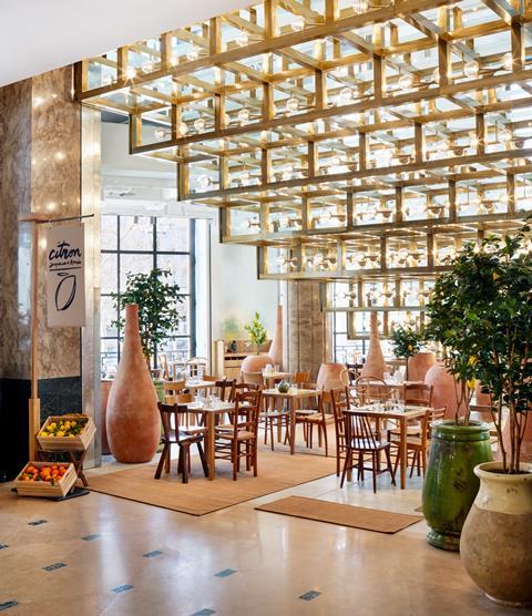 Galeries Lafayette's in-store restaurant