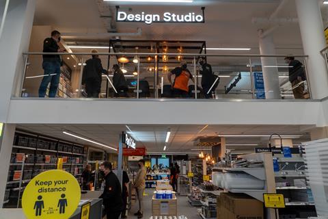 The Design Studio at the B&Q Wandsworth store