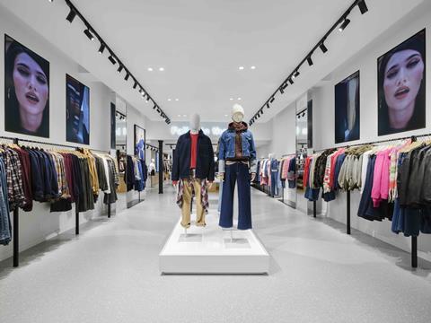 Gap Covent Garden store interior
