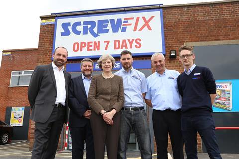 Screwfix visit