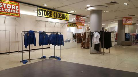 Inside BHS Oxford Street