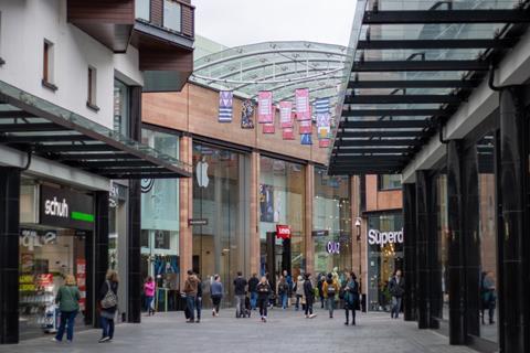 Princesshay shopping centre Exeter