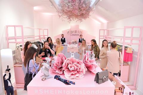 Shein pop-up store