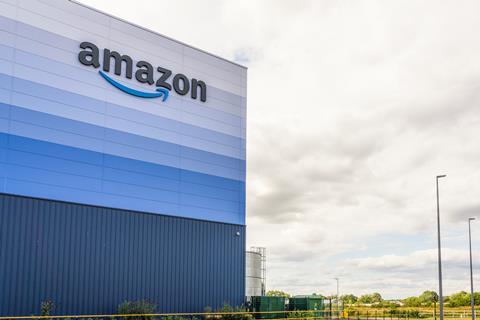 Amazon distribution centre in London