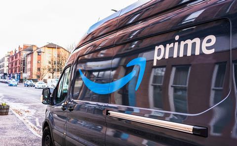 Amazon Prime delivery van