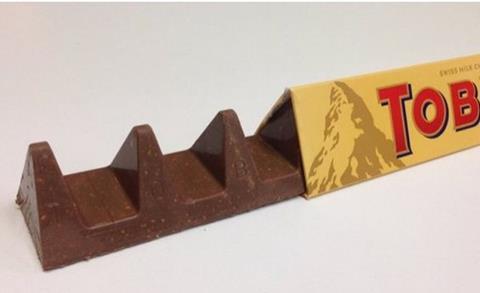 Mind the gap Toblerone