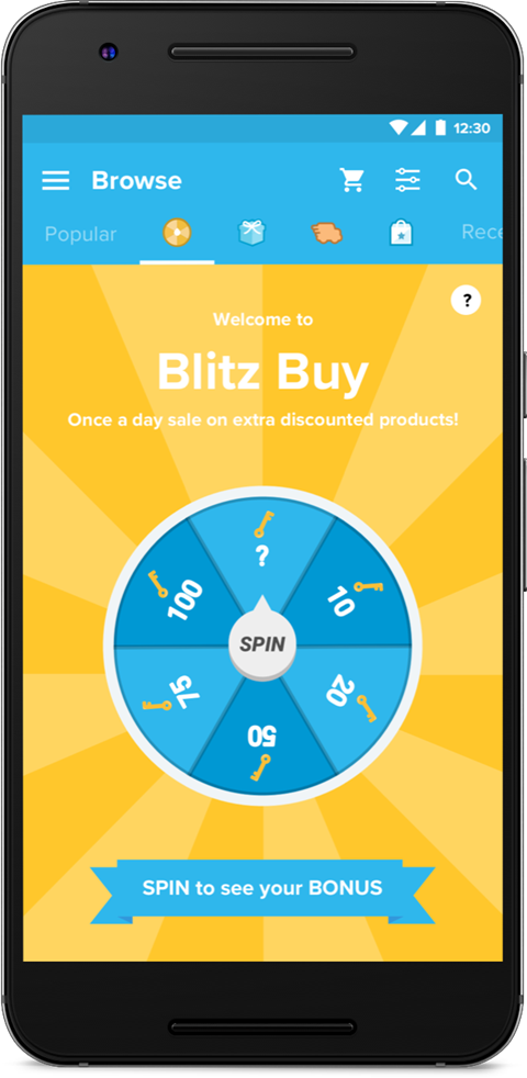 Wish.com's Blitz Buy feature