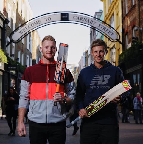 England cricketers Joe Root Ben Stokes